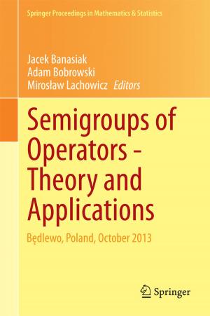 Cover of the book Semigroups of Operators -Theory and Applications by Dario Prandi, Jean-Paul Gauthier