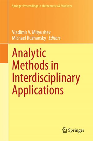Cover of the book Analytic Methods in Interdisciplinary Applications by Dmitry A. Novikov, Andrey D. Rogatkin, Vladimir V. Breer