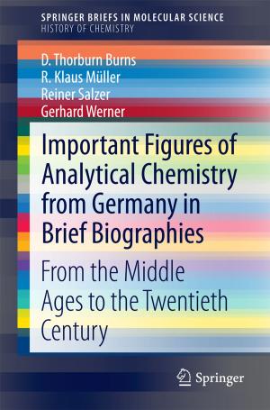 Cover of the book Important Figures of Analytical Chemistry from Germany in Brief Biographies by Benjamin Bähr