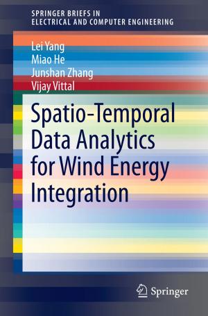Cover of the book Spatio-Temporal Data Analytics for Wind Energy Integration by Emilio L. Cano, Javier Martinez Moguerza, Mariano Prieto