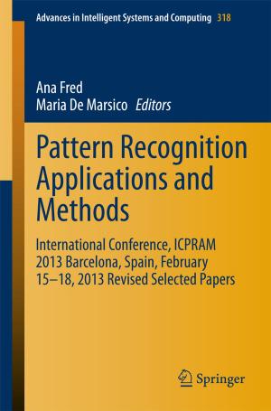 Cover of the book Pattern Recognition Applications and Methods by Tezenlo Thong