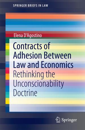 Cover of the book Contracts of Adhesion Between Law and Economics by Bridget Blodgett, Anastasia Salter
