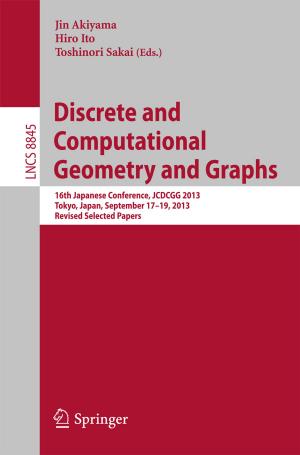 Cover of the book Discrete and Computational Geometry and Graphs by Peter Eichhorn, Ian Towers