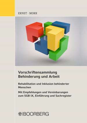Cover of the book Vorschriftensammlung Behinderung und Arbeit by Jörg Martell
