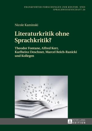 Cover of the book Literaturkritik ohne Sprachkritik? by Wolfgang Mieder