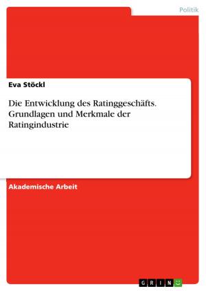 Cover of the book Die Entwicklung des Ratinggeschäfts. Grundlagen und Merkmale der Ratingindustrie by Eliza Kikvadze