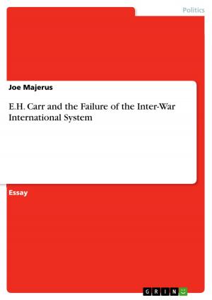 Cover of the book E.H. Carr and the Failure of the Inter-War International System by Lea Sarah Kulick