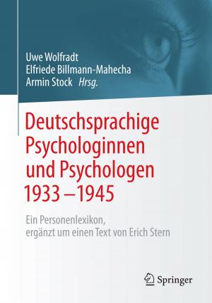 Cover of the book Deutschsprachige Psychologinnen und Psychologen 1933–1945 by Bernd Kochendörfer, Horst König, Fritz Berner