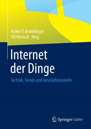 Cover of the book Internet der Dinge by Christoph Burmann, Nicola-Maria Riley, Tilo Halaszovich, Michael Schade