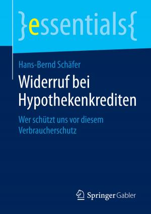 Cover of the book Widerruf bei Hypothekenkrediten by Martin-Niels Däfler
