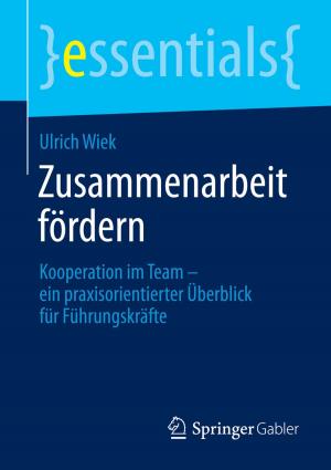 Cover of the book Zusammenarbeit fördern by Helmut V. Fuchs