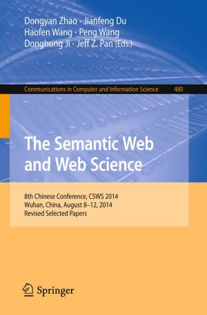 Cover of the book The Semantic Web and Web Science by Liane Buchholz, Ralf Gerhards