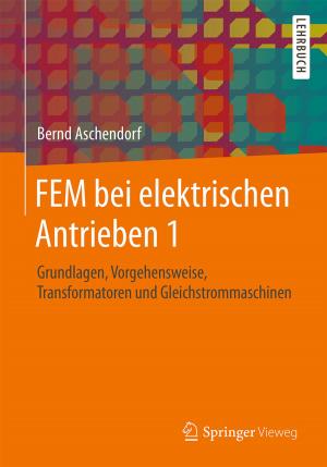 Cover of the book FEM bei elektrischen Antrieben 1 by Jana Brauweiler, Anke Zenker-Hoffmann, Markus Will