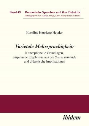 Cover of Varietale Mehrsprachigkeit