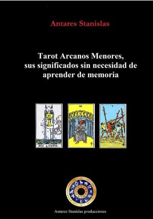 Book cover of Tarot Arcanos Menores, sus significados sin necesidad de aprender de memoria