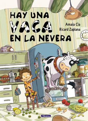 Book cover of Hay una vaca en la nevera