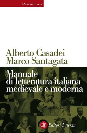 Book cover of Manuale di letteratura italiana medievale e moderna