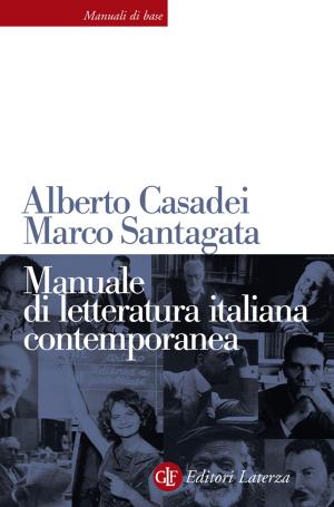 Book cover of Manuale di letteratura italiana contemporanea