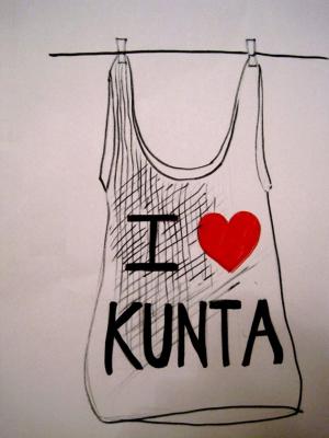 Cover of the book I love Kunta by Marco Guarnaccia