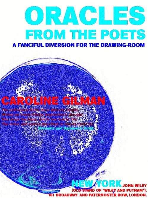 Cover of the book Oracles from the Poets by Caroline Gilman, NEW YORK:  JOHN WILEY