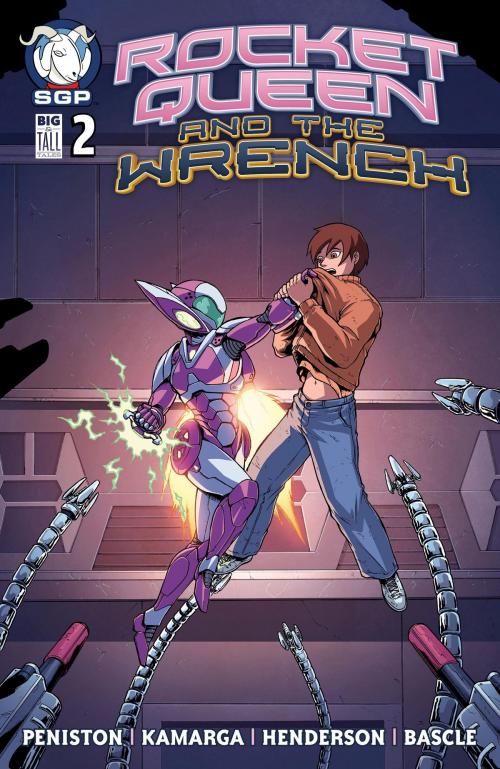 Cover of the book Rocket Queen and the Wrench by Justin Peniston, Space Goat Productions
