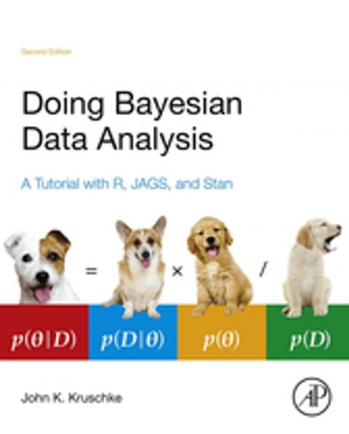 Cover of the book Doing Bayesian Data Analysis by John Kruschke, Elsevier Science