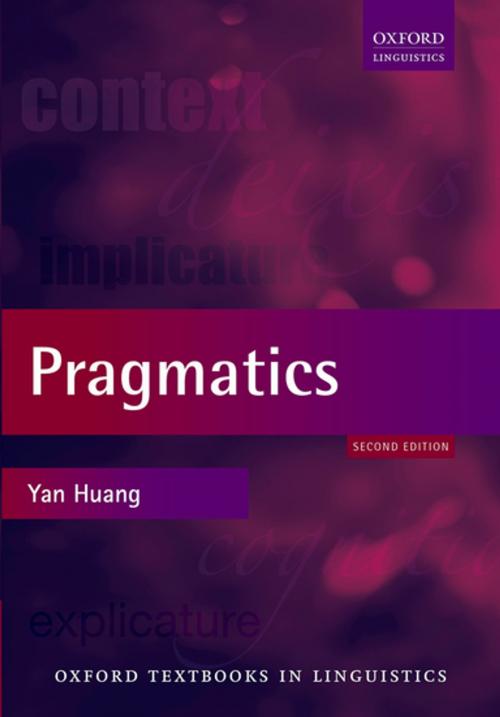 Cover of the book Pragmatics by Yan Huang, OUP Oxford