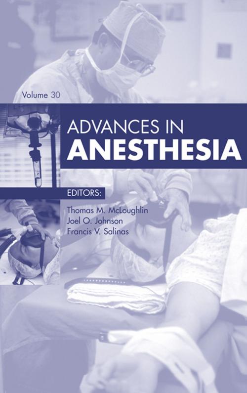 Cover of the book Advances in Anesthesia, E-Book 2012 by Thomas M. McLoughlin, MD, Elsevier Health Sciences