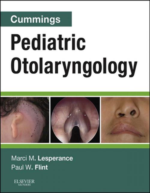 Cover of the book Cummings Pediatric Otolaryngology E-Book by , Elsevier Health Sciences