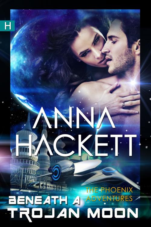 Cover of the book Beneath a Trojan Moon (Phoenix Adventures #4) by Anna Hackett, Anna Hackett