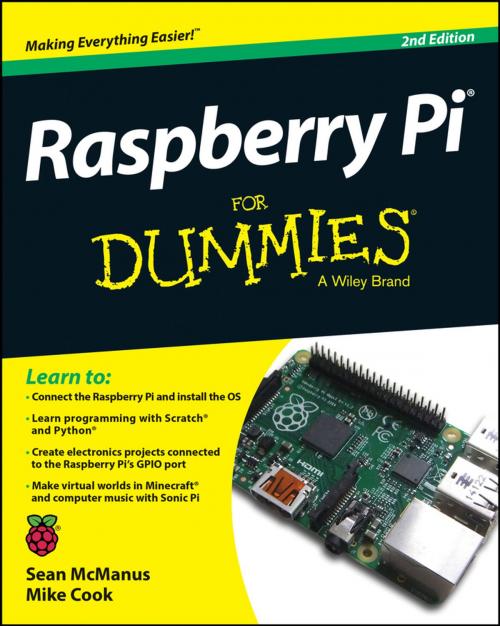 Cover of the book Raspberry Pi For Dummies by Sean McManus, Wiley