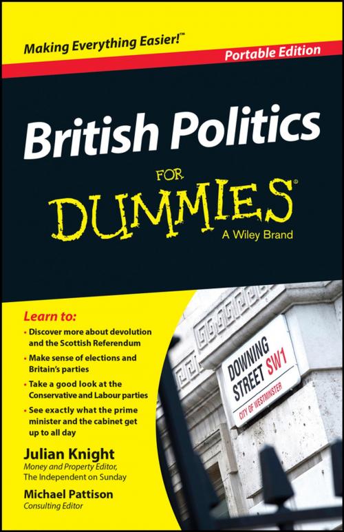Cover of the book British Politics For Dummies by Julian Knight, Wiley