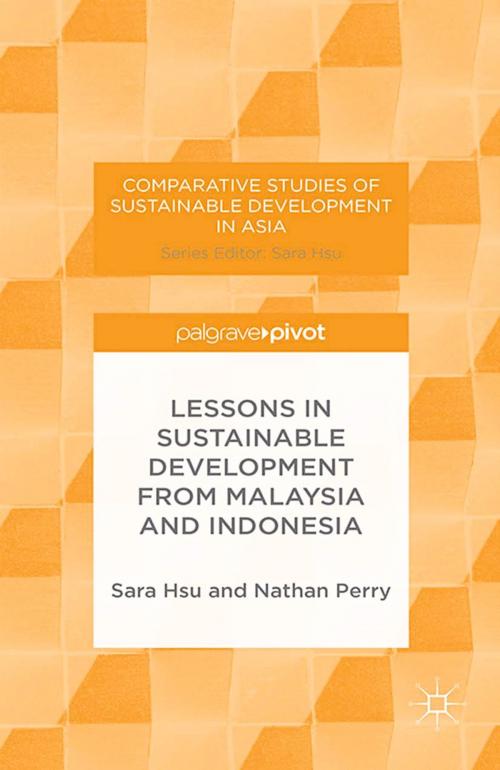 Cover of the book Lessons in Sustainable Development from Malaysia and Indonesia by S. Hsu, N. Perry, Palgrave Macmillan US