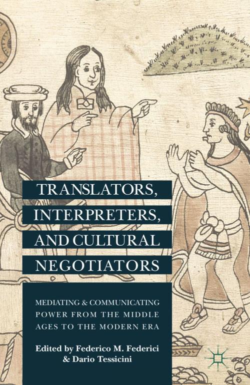 Cover of the book Translators, Interpreters, and Cultural Negotiators by , Palgrave Macmillan UK