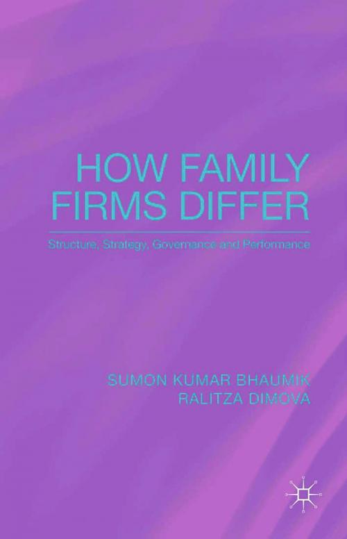 Cover of the book How Family Firms Differ by S. Bhaumik, R. Dimova, Palgrave Macmillan UK