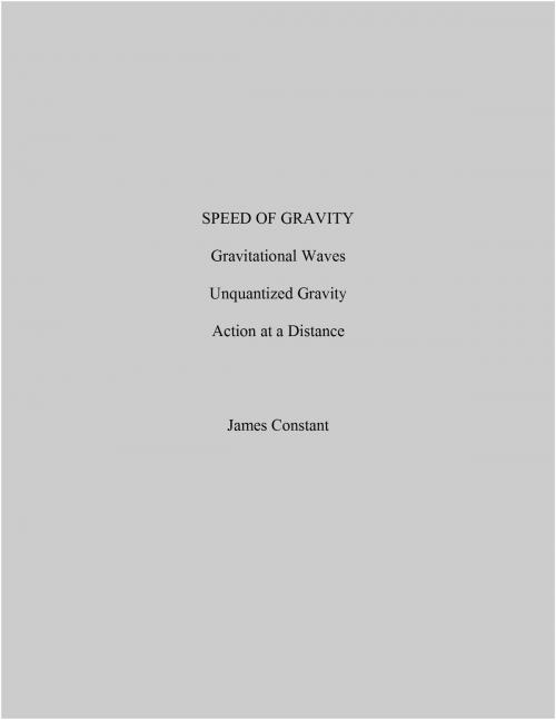 Cover of the book Speed of Gravity by James Constant, James Constant