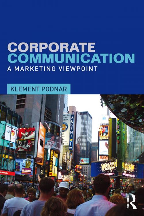 Cover of the book Corporate Communication by Klement Podnar, Taylor and Francis