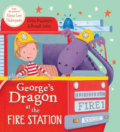 Cover of the book George's Dragon at the Fire Station by Claire Freedman, Scholastic UK