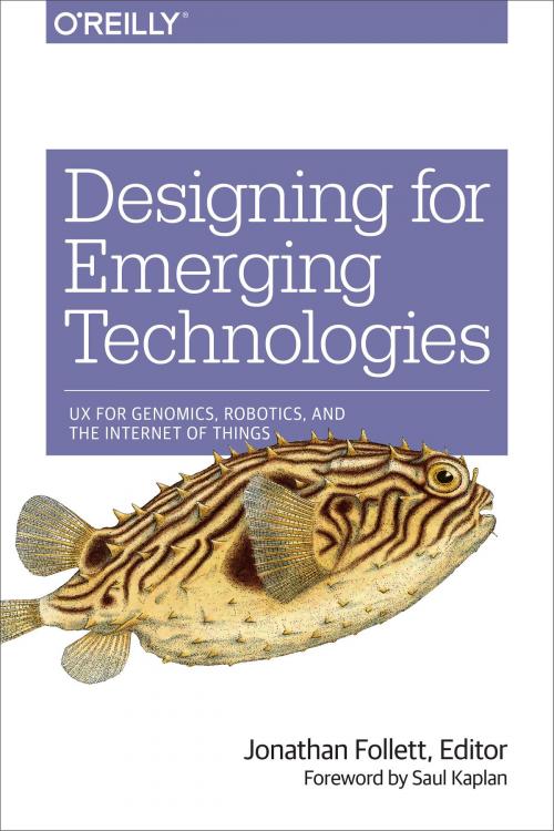 Cover of the book Designing for Emerging Technologies by Jonathan  Follett, O'Reilly Media