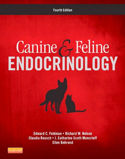 Cover of the book Canine and Feline Endocrinology - E-Book by Claudia Reusch, J. Catharine Scott-Moncrieff, Edward C. Feldman, DVM, DACVIM, Richard W. Nelson, DVM, Elsevier Health Sciences