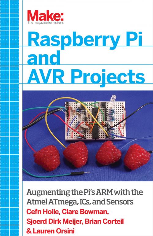 Cover of the book Raspberry Pi and AVR Projects by Cefn Hoile, Clare Bowman, Sjoerd Dirk Meijer, Brian Corteil, Lauren Orsini, Troy Mott, Maker Media, Inc