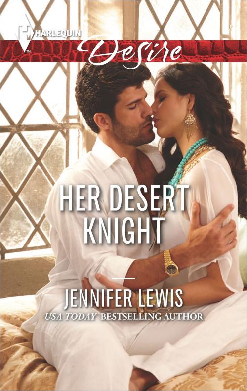 Cover of the book Her Desert Knight by Jennifer Lewis, Harlequin