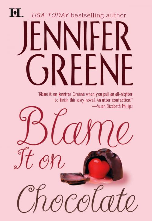 Cover of the book Blame It on Chocolate by Jennifer Greene, HQN Books