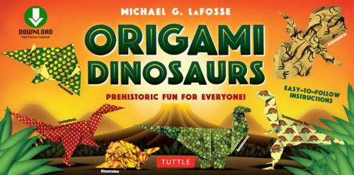 Cover of the book Origami Dinosaur by Michael G. LaFosse, Tuttle Publishing