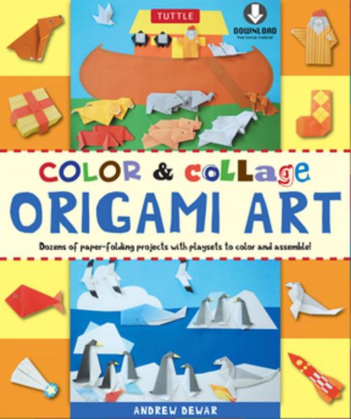 Cover of the book Color & Collage Origami Art Kit Ebook by Andrew Dewar, Tuttle Publishing