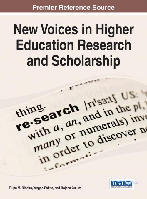 Cover of the book New Voices in Higher Education Research and Scholarship by , IGI Global