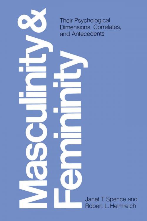 Cover of the book Masculinity and Femininity by Janet T. Spence, Robert L. Helmreich, University of Texas Press