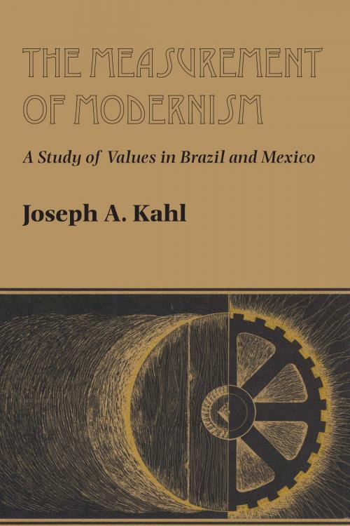 Cover of the book The Measurement of Modernism by Joseph A. Kahl, University of Texas Press