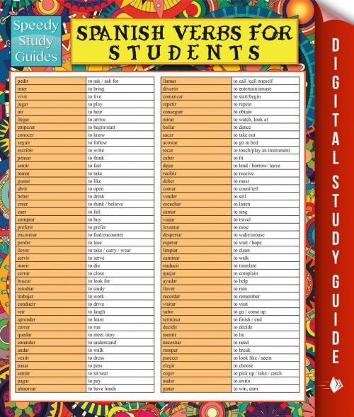 Cover of the book Spanish Verbs For Students (Speedy Study Guide) by Speedy Publishing, Speedy Publishing LLC