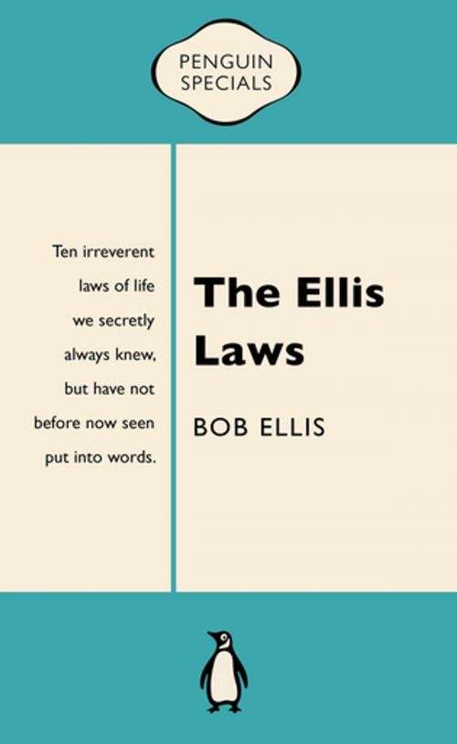 Cover of the book The Ellis Laws by Bob Ellis, Penguin Random House Australia